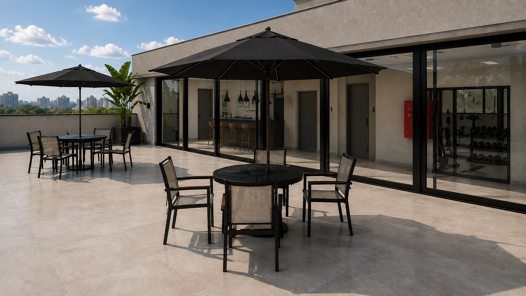 Terraço com Varanda Ampla